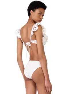 Kate Spade Ruffle V-Wire Bikini Top - Eyelet 10 Kate Spade Ruffle V-Wire Bikini Top - Eyelet -BCBGMAXAZRIA Shop S23507 102 alt01