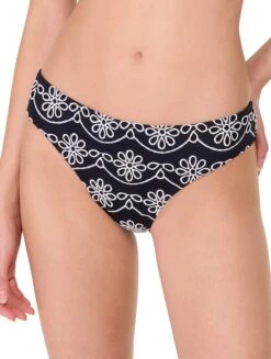 Kate Spade High Cut Bikini Bottom - Eyelet