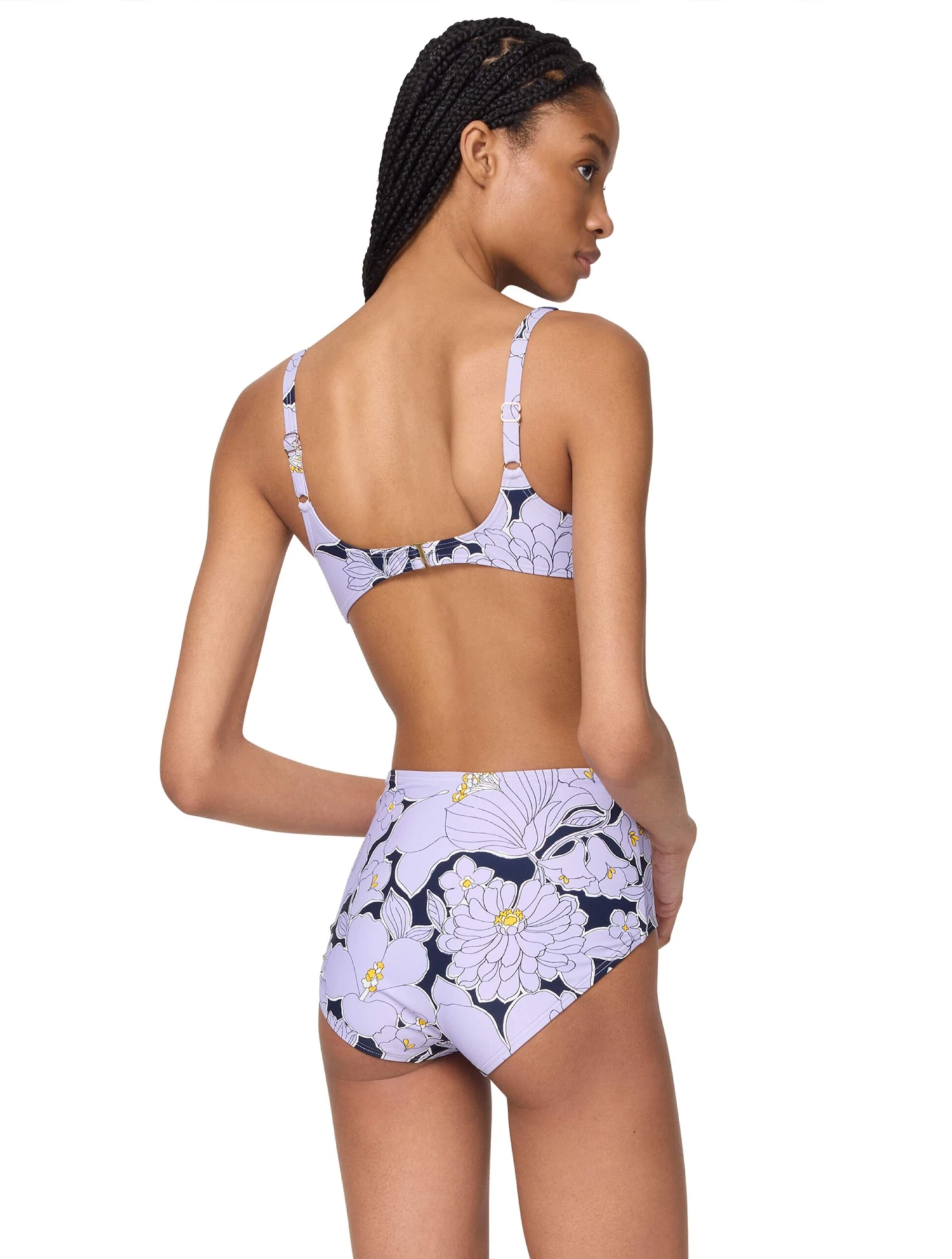 Kate Spade New York Shirred Underwire Bikini Top - Coastal Garden 2 Kate Spade New York Shirred Underwire Bikini Top - Coastal Garden - Image 2