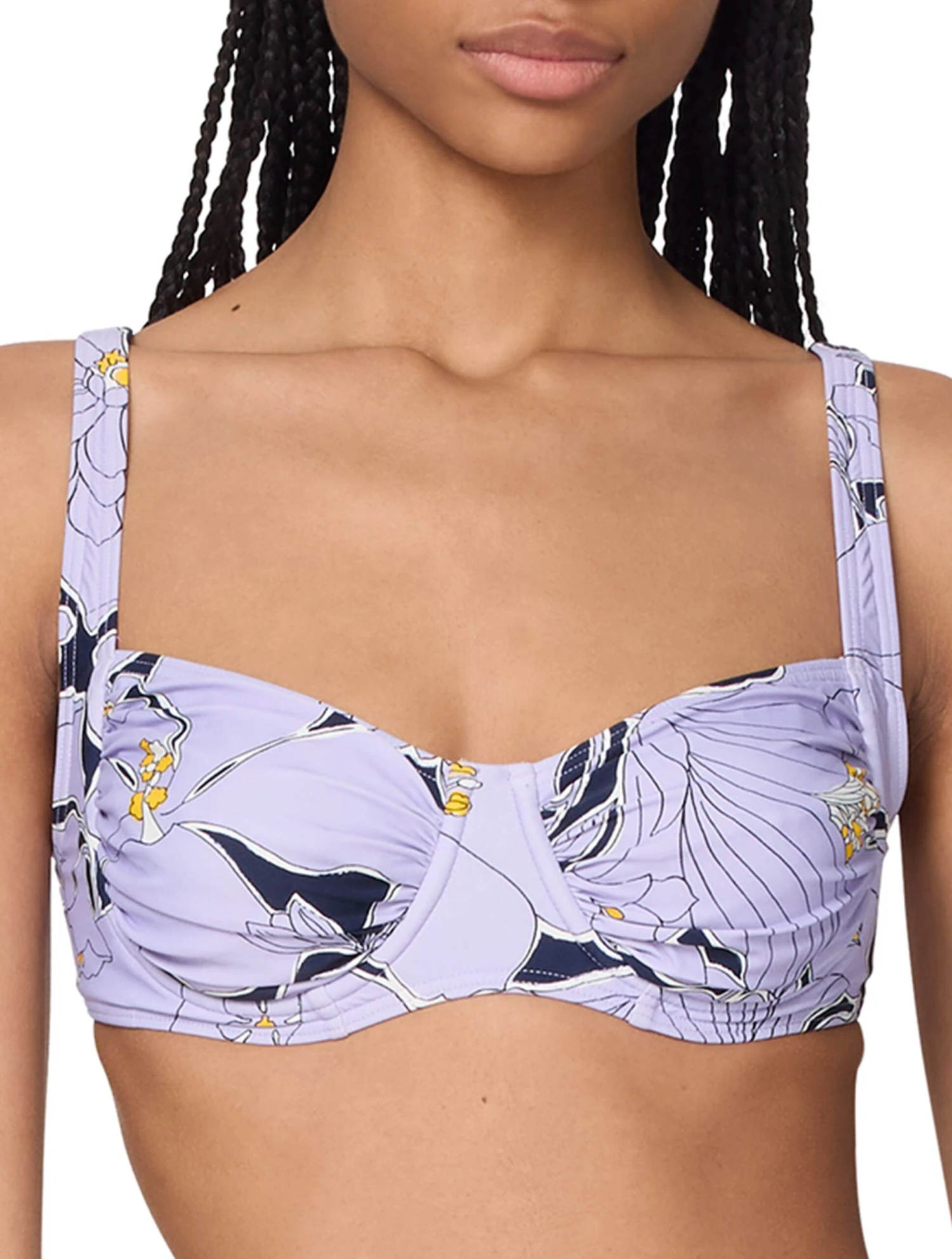 Kate Spade New York Shirred Underwire Bikini Top - Coastal Garden 3 Kate Spade New York Shirred Underwire Bikini Top - Coastal Garden - Image 3