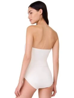 Kate Spade Bandeau One Piece Swimsuit - Rosette Solids -BCBGMAXAZRIA Shop S7C451 102 alt01 2acb9688 c1c7 4f25 81ec b26fd866b7ef