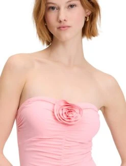 Kate Spade Bandeau One Piece Swimsuit - Rosette Solids -BCBGMAXAZRIA Shop S7C451 835 alt02