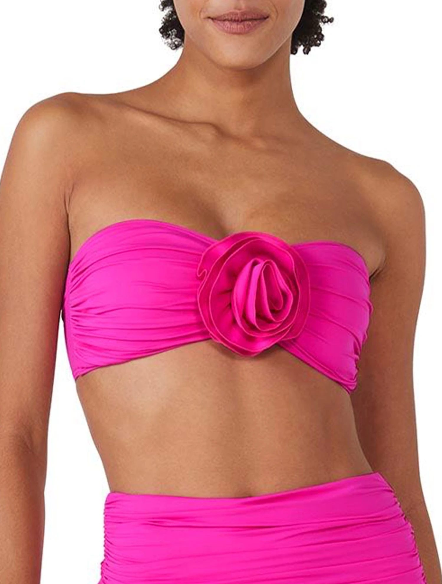 Kate Spade Bandeau Bra Bikini Top - Rosette Solids 3 Kate Spade Bandeau Bra Bikini Top - Rosette Solids - Image 3