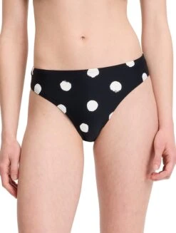 Kate Spade New York High Cut Bikini Bottom - Paint Dot
