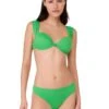 Kate Spade Shirred Underwire Bikini Top - Solids