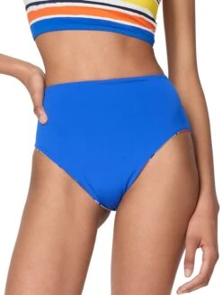 Kate Spade New York Reversible High Waist Bikini Bottom - Ocean Stripe -BCBGMAXAZRIA Shop S8D531 970 alt02