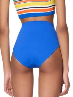 Kate Spade New York Reversible High Waist Bikini Bottom - Ocean Stripe -BCBGMAXAZRIA Shop S8D531 970 alt03