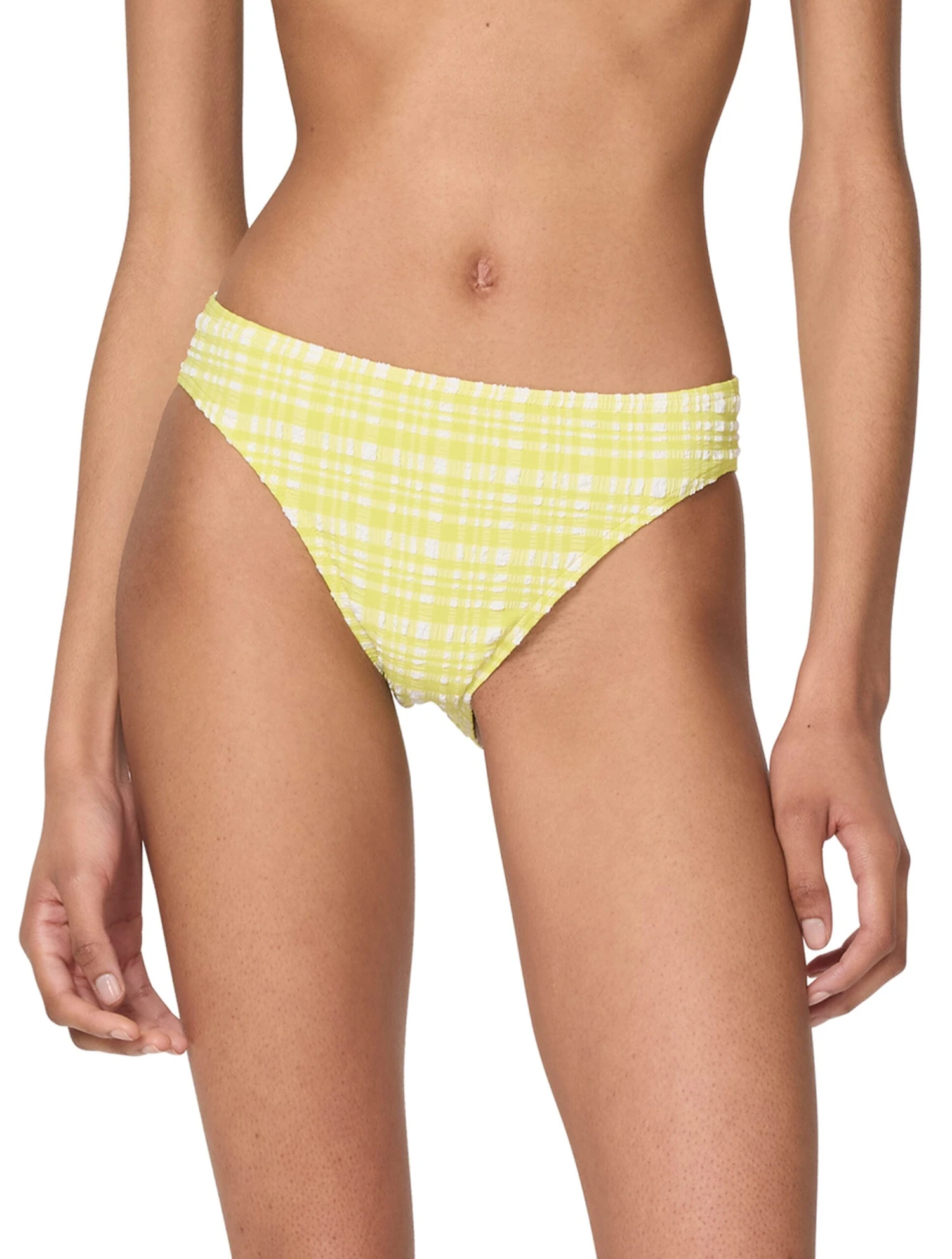Kate Spade New York High Cut Bikini Bottom - Ocean Plaid 1 Kate Spade New York High Cut Bikini Bottom - Ocean Plaid
