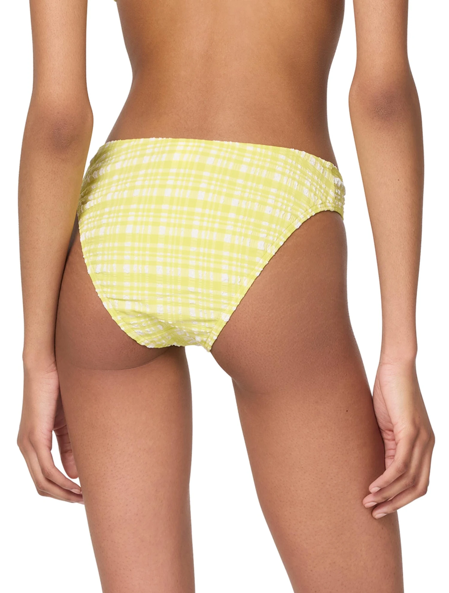 Kate Spade New York High Cut Bikini Bottom - Ocean Plaid 2 Kate Spade New York High Cut Bikini Bottom - Ocean Plaid - Image 2