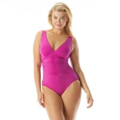 Coco Contours Solitaire V-Neck Bra Sized Underwire One Piece Swimsuit - Keepsake -BCBGMAXAZRIA Shop T32035 522 60f1258d 09c4 4e3c a9cd 1ab59e959517