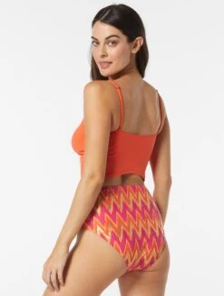 Coco Contours Intrigue V-Wire Bra Sized Bikini Top - Keepsake -BCBGMAXAZRIA Shop T32133 810 alt03