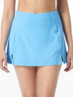 Coco Contours Tenacity A-Line Pull On Swim Skort - Keepsake