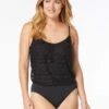 Coco Contours Amaris V-Neck Bra Sized One Piece Swimsuit - Crochet