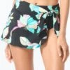 Coco Contours Halo Sarong Swim Skirt - Aquatic Lotus
