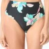 Coco Contours Thrive Ultra High Waist Bikini Bottom - Aquatic Lotus