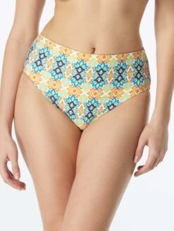 Coco Reef Verso High Waist Reversible Bikini Bottom - Grecian Tile -BCBGMAXAZRIA Shop U1A289 970 alt02 4 257ccf23 e76c 454c b100 cd4ce087d513