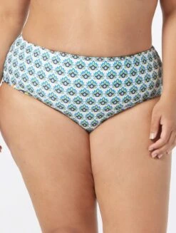 Coco Reef Verso High Waist Reversible Bikini Bottom - Grecian Tile -BCBGMAXAZRIA Shop U1A289 970 alt10 4