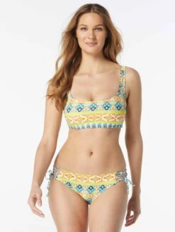 Coco Reef Bra Sized Divine Underwire Bikini Top - Grecian Tile