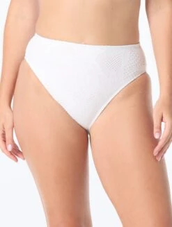 Coco Reef High Esteem High Leg High Waist Bikini Bottom - Wild Palm Crochet