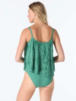 Coco Reef Captivate Bra Sized Underwire Tankini Top - Wild Palm Crochet -BCBGMAXAZRIA Shop U1C501 345 alt01