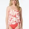 Coco Reef Stella Side Tie Bra Sized Underwire Tankini Top - Playa Paradiso