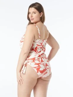 Coco Reef Stella Side Tie Bra Sized Underwire Tankini Top - Playa Paradiso -BCBGMAXAZRIA Shop U1F467 847 alt03