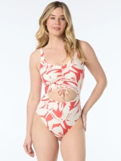 Coco Reef Sassy Bra Sized Underwire One Piece Swimsuit - Playa Paradiso -BCBGMAXAZRIA Shop U1F554 847 alt02