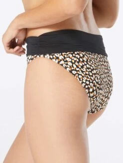 Coco Reef Impulse High Waist Rollover Bikini Bottom - Wild Cheetah -BCBGMAXAZRIA Shop U27208 006 alt03 R