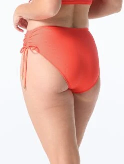Coco Reef Inspire Shirred High Waist Bikini Bottom - Rib Solids -BCBGMAXAZRIA Shop U2C607 623 alt01