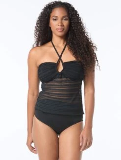 Coco Reef Opal Bra Sized Multi-Wear Underwire Bandini Top - Sand Dune Crochet