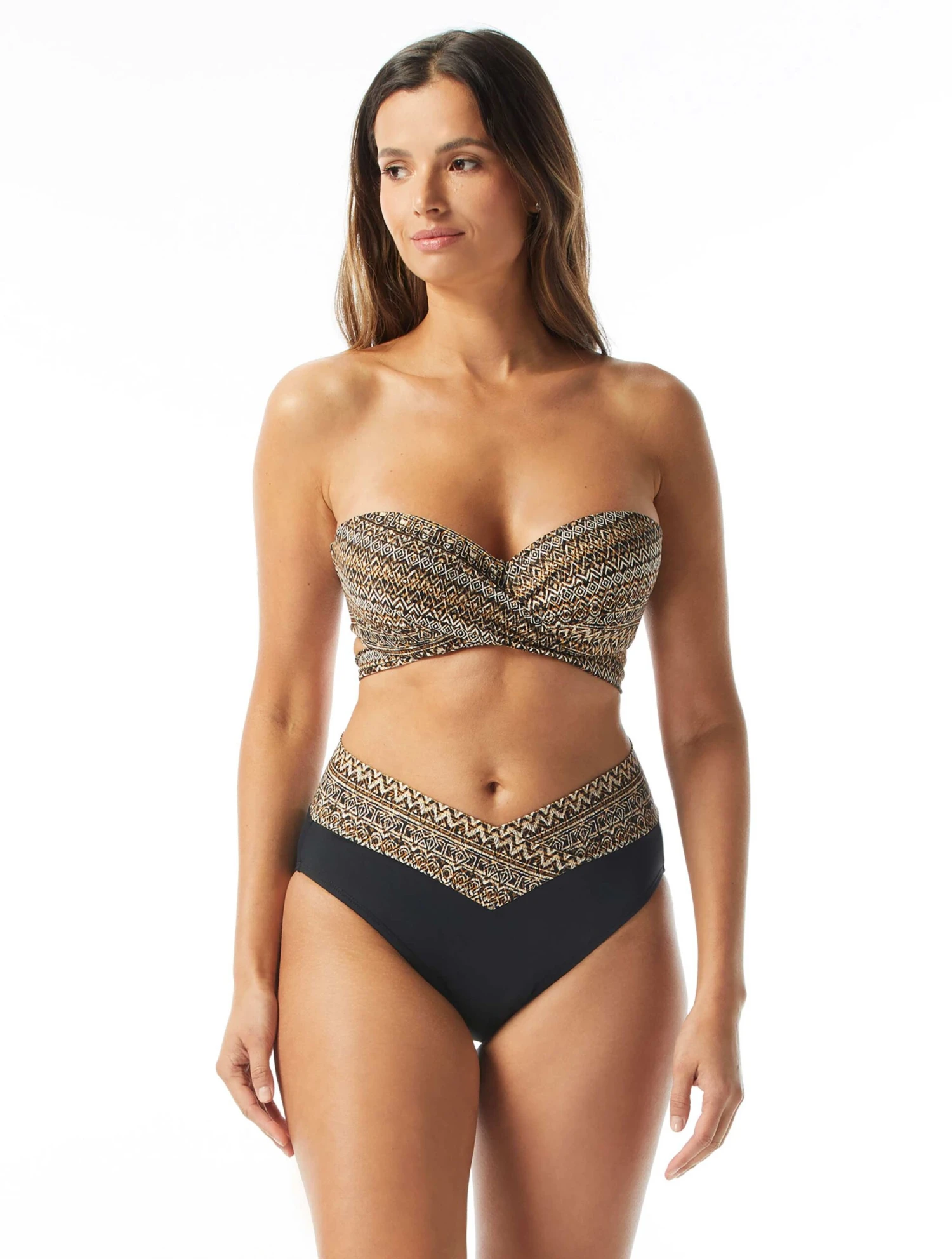 Coco Reef Five Way Bra Sized Underwire Bikini Top - Ikat Stripe 6 Coco Reef Five Way Bra Sized Underwire Bikini Top - Ikat Stripe - Image 6