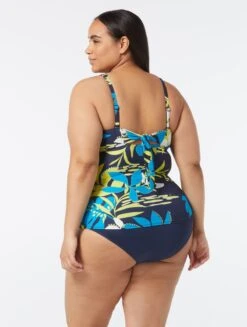 Coco Reef Charisma Bra Sized Tankini Top - Sea Garden -BCBGMAXAZRIA Shop U3A481 416 alt07