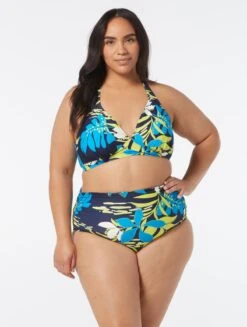 Coco Reef Optima Bra Sized Underwire Halter Bikini Top - Sea Garden 6 Coco Reef Optima Bra Sized Underwire Halter Bikini Top - Sea Garden -BCBGMAXAZRIA Shop U3A540 416 alt02