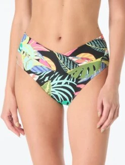 Coco Reef Serene Cross Over Bikini Bottom - Cosmic Jungle