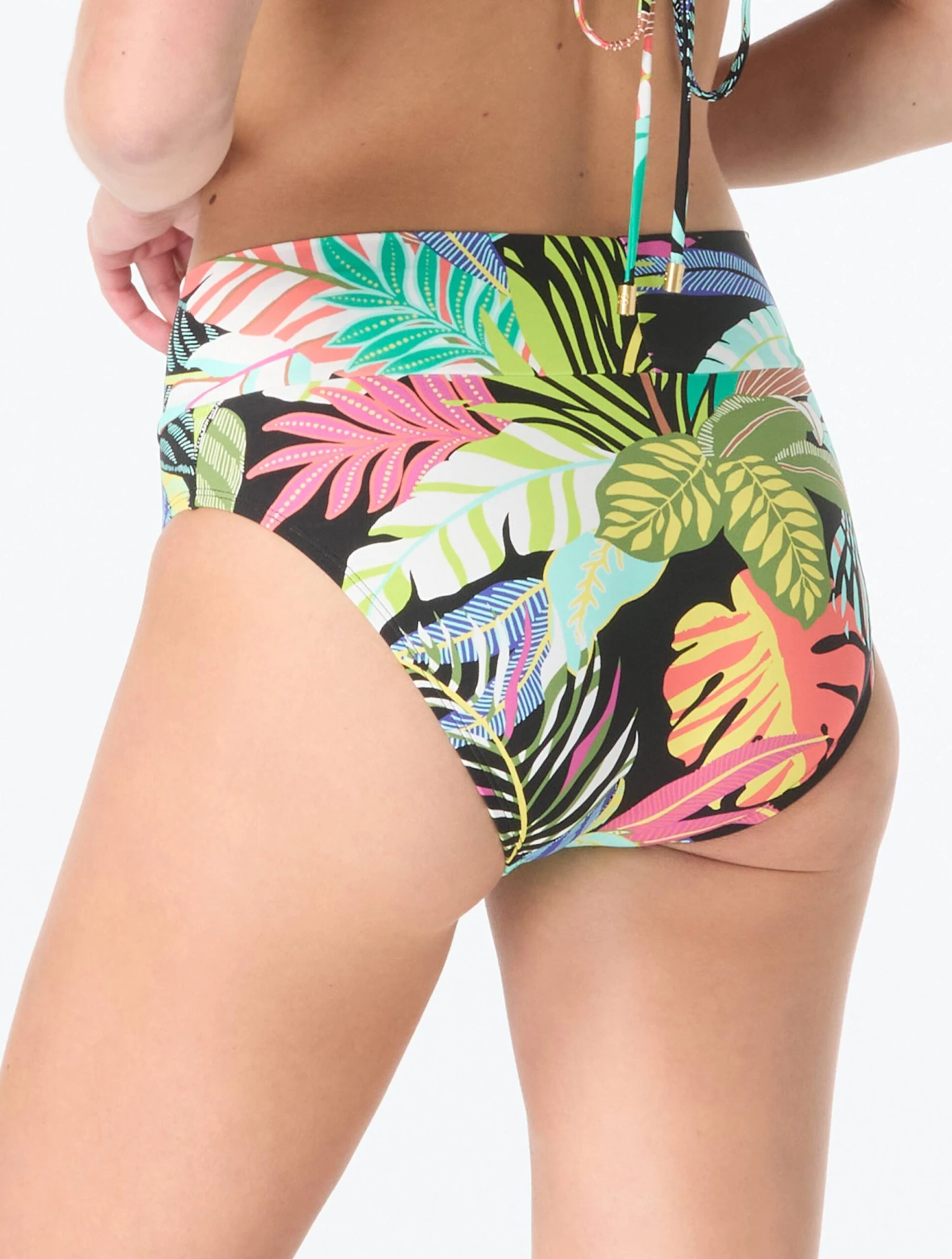 Coco Reef Serene Cross Over Bikini Bottom - Cosmic Jungle 2 Coco Reef Serene Cross Over Bikini Bottom - Cosmic Jungle - Image 2