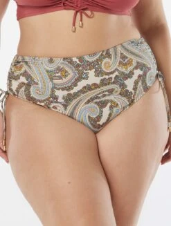 Coco Reef Inspire Shirred High Waist Bottom - Imperial Paisley 8 Coco Reef Inspire Shirred High Waist Bottom - Imperial Paisley -BCBGMAXAZRIA Shop U44463 970 alt03
