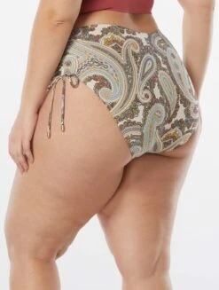 Coco Reef Inspire Shirred High Waist Bottom - Imperial Paisley 9 Coco Reef Inspire Shirred High Waist Bottom - Imperial Paisley -BCBGMAXAZRIA Shop U44463 970 alt04