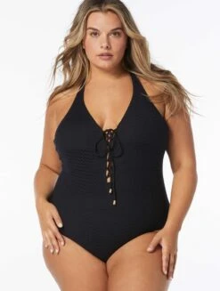 Coco Reef Sultry Bra Sized Underwire One Piece Swimsuit - Oceanside Textures -BCBGMAXAZRIA Shop U5A577 006 alt02 7b1225a6 cc75 4bdc ab62 4fd9fe4b6b8b