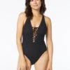 Coco Reef Sultry Bra Sized Underwire One Piece Swimsuit - Oceanside Textures