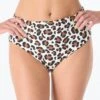 Coco Reef Verso High Waist Reversible Bikini Bottom - Wild Leopard