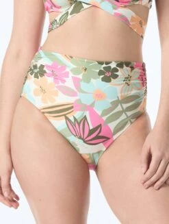 Coco Reef Impulse Rollover Bikini Bottom - Lush Blooms