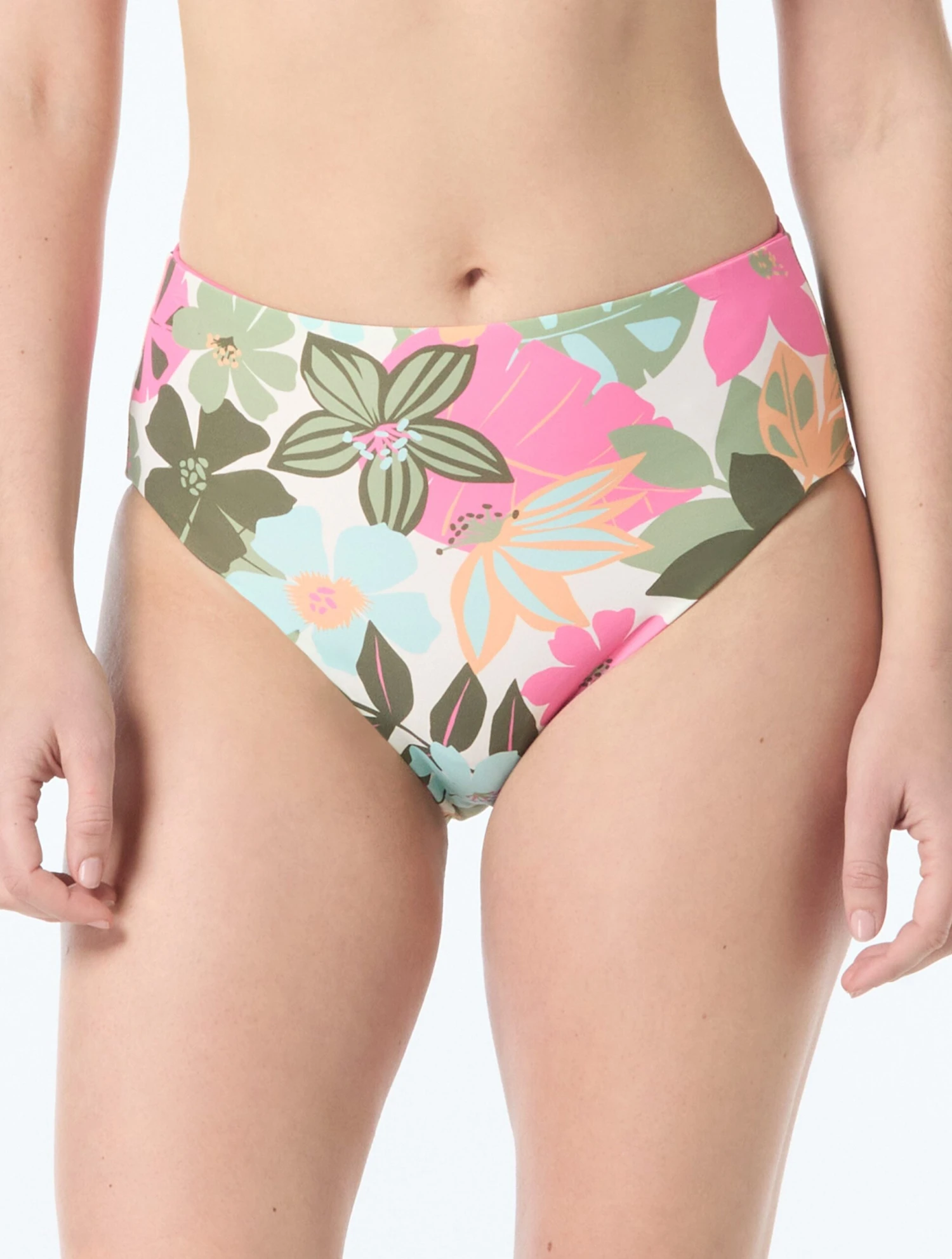 Coco Reef Verso High Waist Reversible Bikini Bottom - Lush Blooms 1 Coco Reef Verso High Waist Reversible Bikini Bottom - Lush Blooms