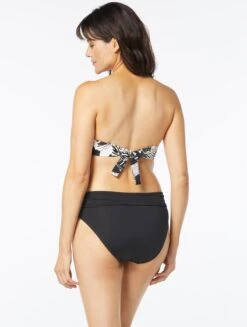Coco Reef Charisma Bra Sized Underwire Bandeau Bikini Top - Midnight Jungle -BCBGMAXAZRIA Shop U6A474 006 alt03