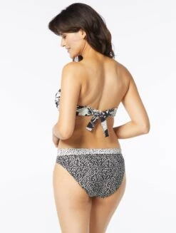 Coco Reef Charisma Bra Sized Underwire Bandeau Bikini Top - Midnight Jungle -BCBGMAXAZRIA Shop U6A474 006 alt05