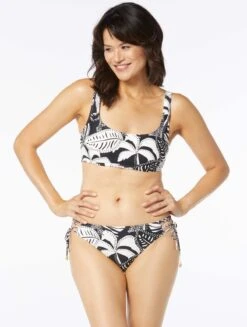 Coco Reef Divine Bra Sized Underwire Bikini Top - Midnight Jungle