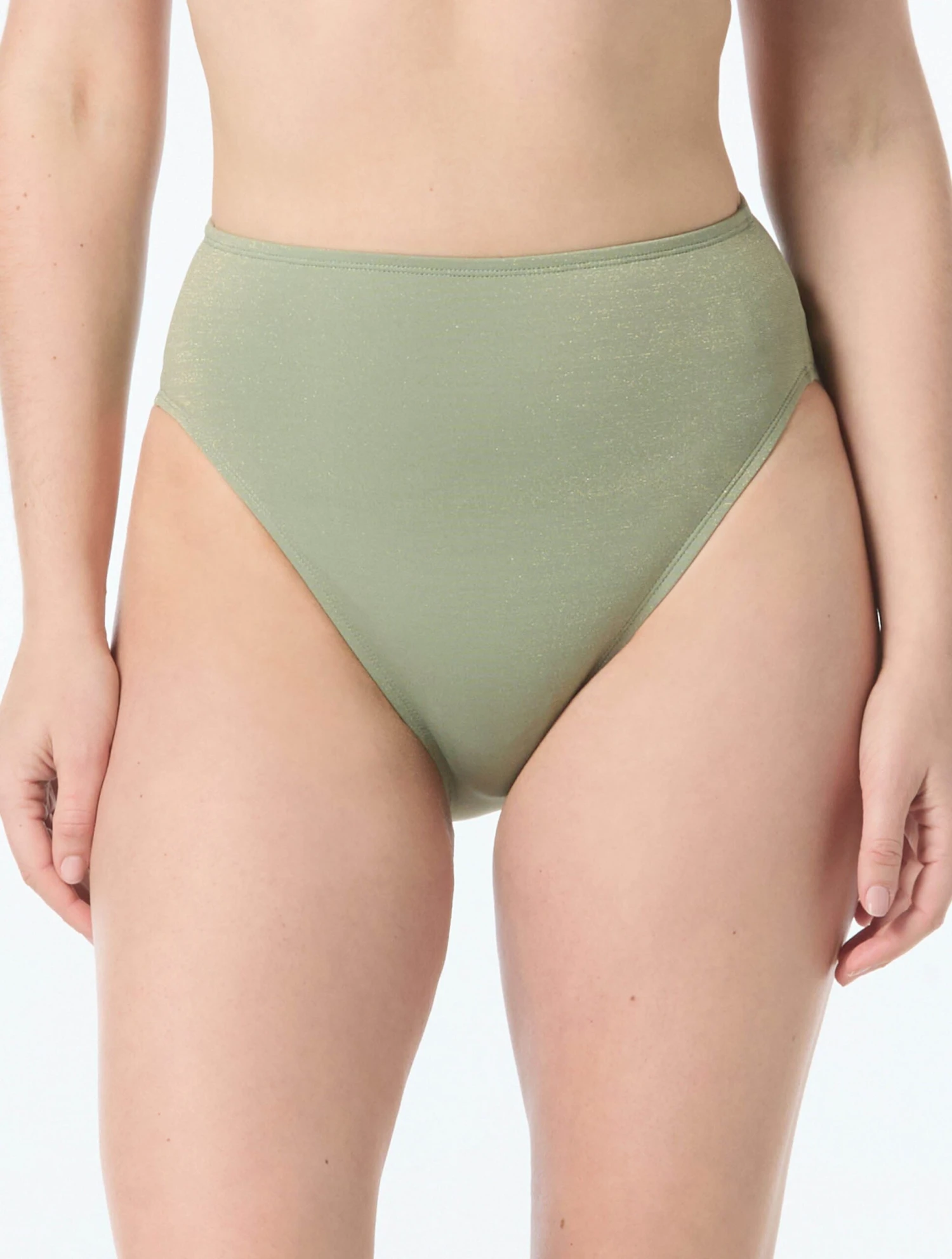 Coco Reef High Esteem High Leg High Waist Bikini Bottom - Shimmer Solids 1 Coco Reef High Esteem High Leg High Waist Bikini Bottom - Shimmer Solids