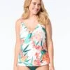 Coco Reef Core V-Neck Bra Sized Underwire Tankini Top - Island Flora