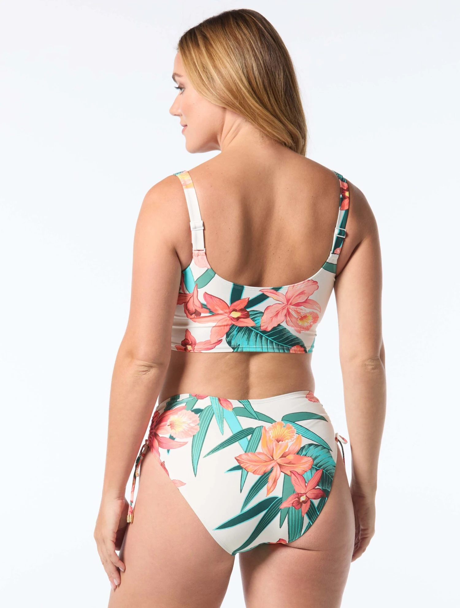 Coco Reef Elevate Bra Sized Shirred Underwire Bikini Top - Island Flora 2 Coco Reef Elevate Bra Sized Shirred Underwire Bikini Top - Island Flora - Image 2