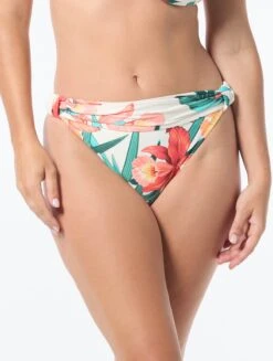 Coco Reef Hera High Waist Bikini Bottom - Island Flora