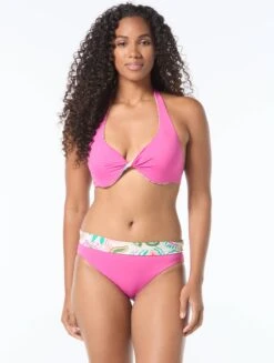 Coco Reef Verso Bra Sized Twist Reversible Underwire Bikini Top - Solstice Bloom -BCBGMAXAZRIA Shop U7C288 110 alt04